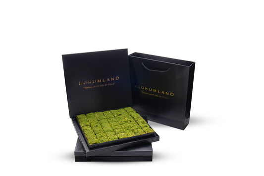 Büyük Kutu Hediyelik Fıstıklı Baklava Lokum