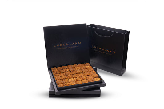 Büyük Kutu Hediyelik Lotuslu Baklava Lokum