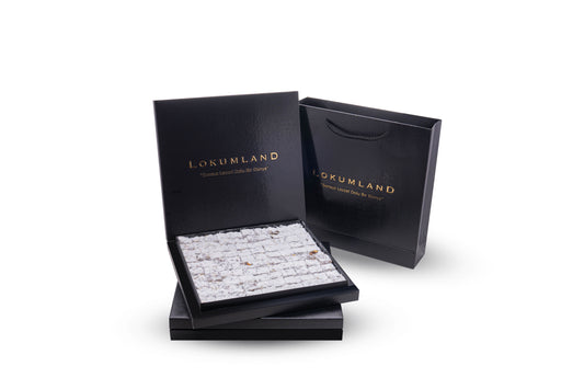 Büyük Kutu Hediyelik Çifte Kavrulmuş Fıstıklı Lokum