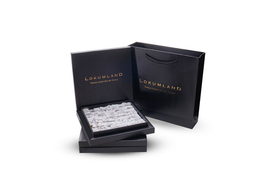 Küçük Kutu Hediyelik Çifte Kavrulmuş Fıstıklı Lokum