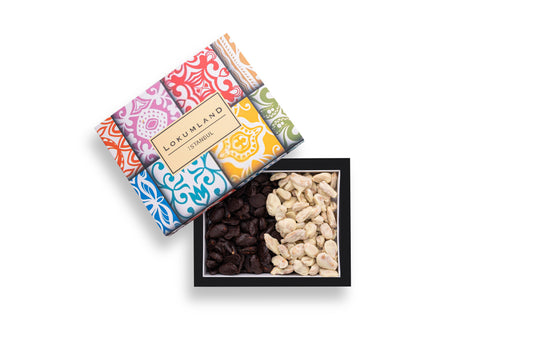 Bitter & Beyaz Çikolata Badem Batırma