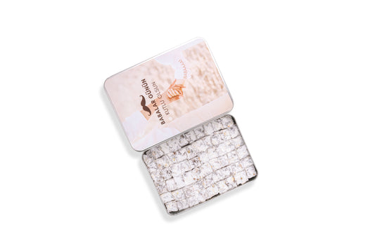 Babalar Günü Hediyesi Metal Kutu Çifte Kavrulmuş Fıstıklı Lokum