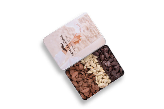 Babalar Günü Hediyesi Metal Kutu Karışık Çikolata Badem Batırma