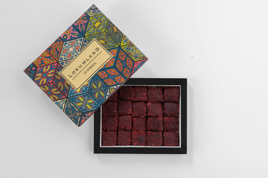 Red Velvet Baklava Lokum