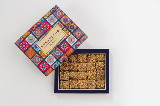 yer fıstıklı karamelli baklava lokum